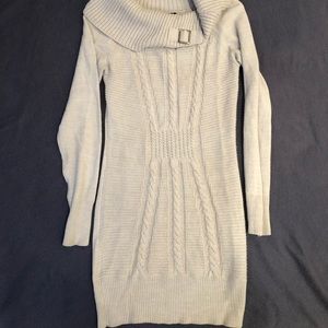 Le Chateau Cowl Neck Sweater Dress